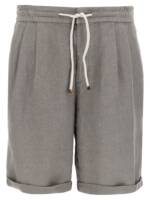 Brunello Cucinelli Linen Bermuda Shorts
