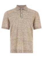 Brunello Cucinelli Linen Cotton Polo Shirt