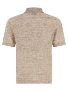Brunello Cucinelli Linen Cotton Polo Shirt