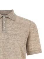 Brunello Cucinelli Linen Cotton Polo Shirt