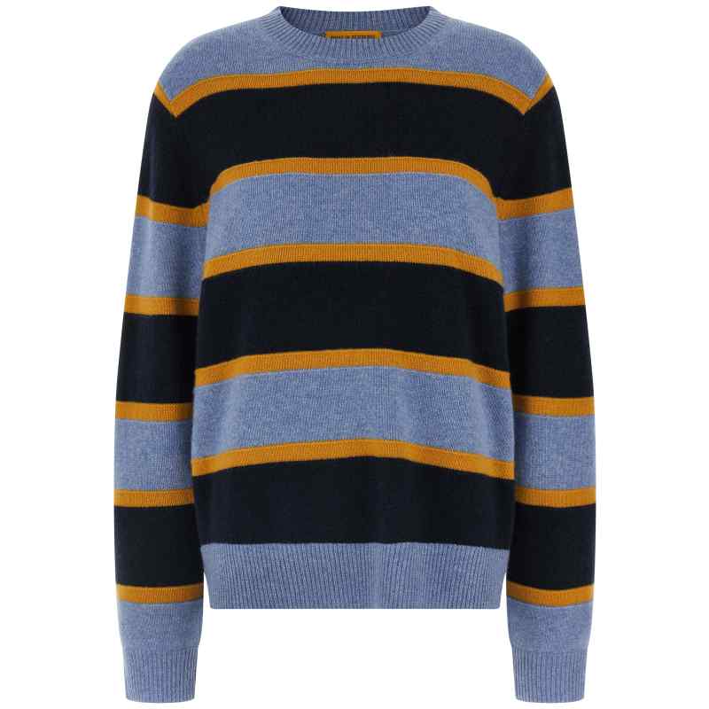 Guest In Residence Stripe Crew Sweater