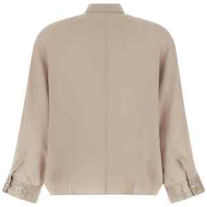 Brunello Cucinelli Dazzling Cascade Cuffs Shirt