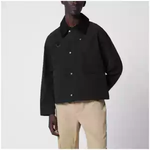 Barbour Black Spey jacket in cotton blend
