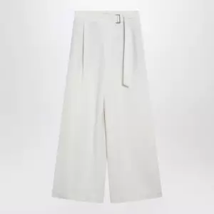 Brunello Cucinelli Ecru sartorial wrap trousers