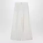 Brunello Cucinelli Ecru sartorial wrap trousers