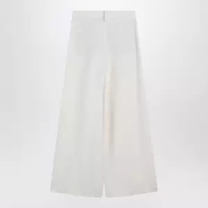 Brunello Cucinelli Ecru sartorial wrap trousers