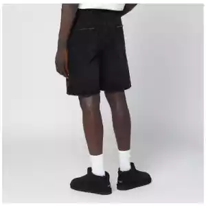 Represent Black denim Bermuda shorts