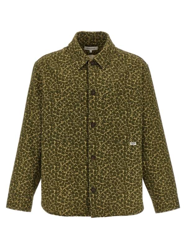 Maison Kitsuné Maison Kitsune Floral Print Overshirt