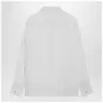 Brunello Cucinelli White linen East Fit shirt