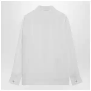 Brunello Cucinelli White linen East Fit shirt
