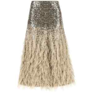 Brunello Cucinelli Dazzling Dégradé Skirt
