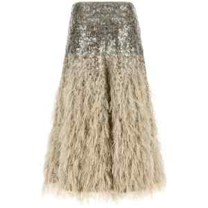 Brunello Cucinelli Dazzling Dégradé Skirt