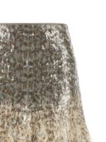 Brunello Cucinelli Dazzling Dégradé Skirt