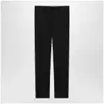 Max Mara Studio Black stretch cotton trousers