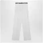 Max Mara Studio White cotton trousers