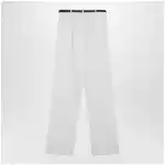 Max Mara Studio White cotton trousers
