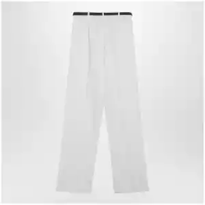 Max Mara Studio White cotton trousers