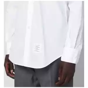 Thom Browne White button-down cotton shirt