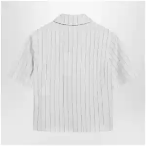 Max Mara Pinstripe piqué jersey jacket