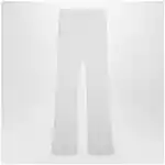 Max Mara Optical white slim trousers in crêpe canvas
