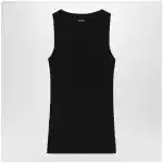 Max Mara Black ribbed tank top
