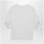 Max Mara Optical white cotton-blend jersey top