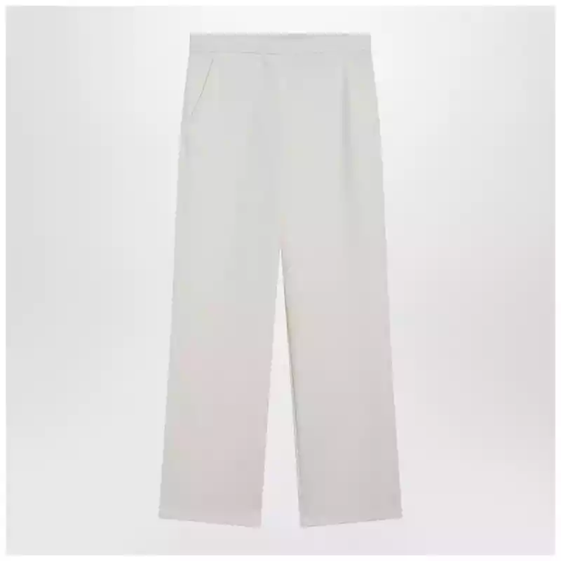 Max Mara Ivory straight-leg trousers
