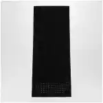 Max Mara Long sheer net cotton skirt in black