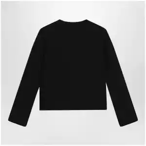 Max Mara Black viscose-blend cardigan