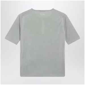 Max Mara Crewneck sweater in pastel green silk and cashmere