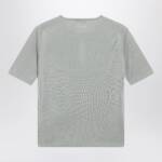 Max Mara Crewneck sweater in pastel green silk and cashmere