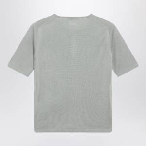 Max Mara Crewneck sweater in pastel green silk and cashmere