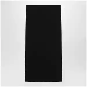 Max Mara Midi skirt in compact crêpe jersey in black