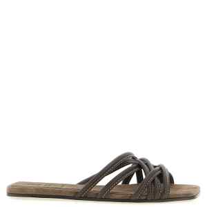 Brunello Cucinelli Leather Slides