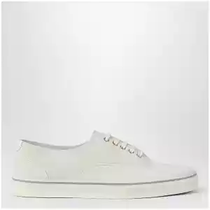 Brunello Cucinelli White suede calfskin sneakers