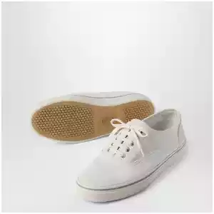 Brunello Cucinelli White suede calfskin sneakers