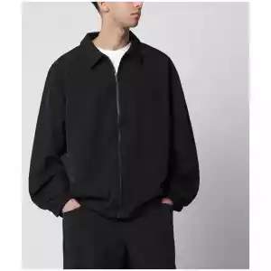 The North Face Black zip-up nylon jacket