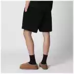 Represent Black cotton shorts with logo