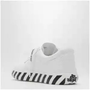 Off White Off-White™ Vulcanized lace-up fabric sneakers in white