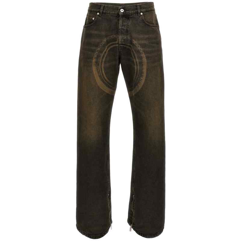 Off White Relax Round Jeans