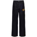 Off White Baggy Tapered Jeans