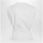 LEMAIRE White Chasuble shirt in bleached denim