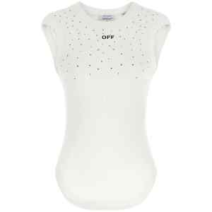 Off White Top Swarowski