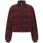 Off White Check Flan Arrow Spray Down Jacket