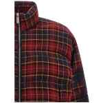 Off White Check Flan Arrow Spray Down Jacket