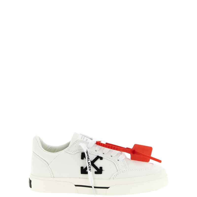 Off White Vulcanized Sneakers
