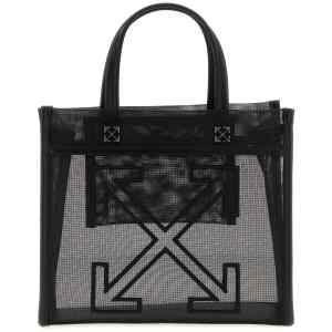 Off White Small Market Shopping Bag