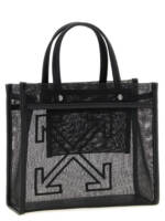 Off White Small Market Shopping Bag