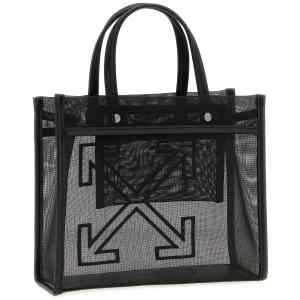 Off White Small Market Shopping Bag