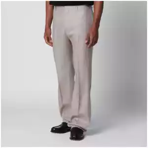Tagliatore Tailored trousers in beige linen